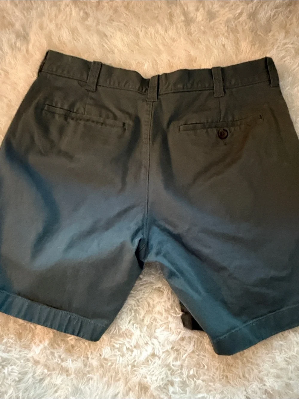 J. Crew Classic Men's Dark Green Cotton Shorts